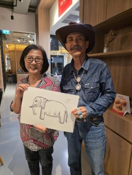 กิจกรรมวาดลายเส้นสไตล์ไทย