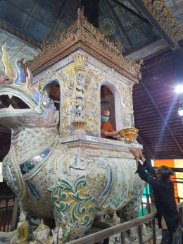 ขอเชิญร่วมบุญทอดกฐิน 2569 ณ ธรรมมาสสน์สิงห์หนึ่งเดียวในโลก 