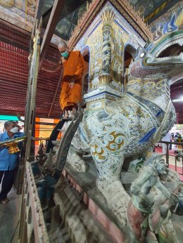 ขอเชิญร่วมบุญทอดกฐิน 2569 ณ ธรรมมาสสน์สิงห์หนึ่งเดียวในโลก 