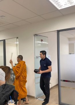 Thai Inter Flying's annual merit-making ceremony at its head office, C.P. Tower North Park, on February 23, 2026