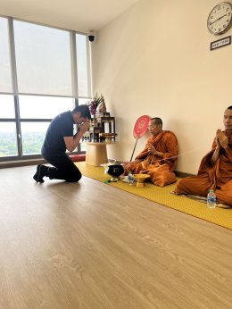 Thai Inter Flying's annual merit-making ceremony at its head office, C.P. Tower North Park, on February 23, 2026