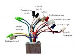 คู่มือ กล่องควบคุม ECU24V250W / 36V350W Brushless Motor