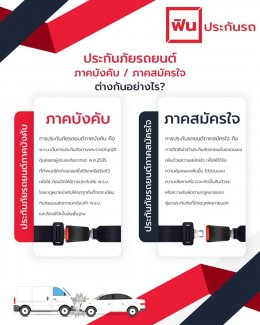 ประกันรถยนต์ภาคบังคับ / ภาคสมัครใจ ต่างกันอย่างไร?