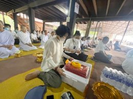 ถวายสังฆทานและเครื่องไทยทานชุดใหญ่ วัดถ้ำพระภูวัว