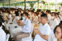 บุญบวงสรวงสักการะอธิษฐานจิต พร้อมร่วมอัญเชิญเทวรูปท่านท้าวจตุโลกบาลทั้ง 4 ประดิษฐาน ณ ศาลหลักเมือง จ.สระแก้ว นำพิธีโดย อาจารย์วิจักษณ์ สองจันทร์