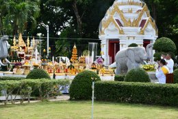 บุญบวงสรวงสักการะอธิษฐานจิต พร้อมร่วมอัญเชิญเทวรูปท่านท้าวจตุโลกบาลทั้ง 4 ประดิษฐาน ณ ศาลหลักเมือง จ.สระแก้ว นำพิธีโดย อาจารย์วิจักษณ์ สองจันทร์