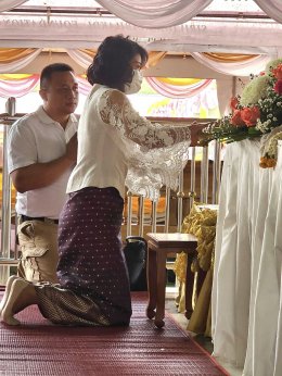 บุญของท่านสำเร็จแล้ว มูลนิธิพุทธภูมิธรรม เป็นตัวแทนทุกท่าน เดินทางร่วมเป็นเจ้าภาพทอดผ้าป่าสามัคคีงานผูกผ้าพัทธสีมาปิดทองฝังลูกนิมิตและฉลองอุโบสถ 