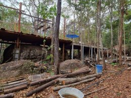 ทอดผ้าป่าถวายศาลาปฏิบัติธรรมครุธรรมสถาน วัดป่าบ้านใหม่ จ.อุดรธานี