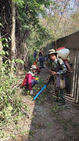 มูลนิธิพุทธภูมิธรรม ร่วมกับ กองบิน 23 อุดรธานี สนับสนุนทหารจิตอาสา ช่วยงาน วัดป่าบ้านใหม่ อ.บ้านผือ จ.อุดรธานี