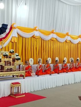 มูลนิธิพุทธภูมิธรรม ร่วมนมัสการพระบรมสารีริกธาตุ (พระเขี้ยวแก้ว) ในพิธีเจริญพระพุทธมนต์ของคณะสงฆ์ ณ มณฑลพิธีท้องสนามหลวง กรุงเทพฯ