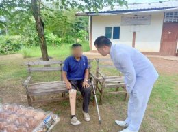มูลนิธิพุทธภูมิธรรม ร่วมส่งต่อเมตตาธรรม ชายแดน ไทย - กัมพูชา ช่วยเหลือพี่น้องไทยผู้พิการ เหยียบกับระเบิด