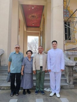 มูลนิธิพุทธภูมิธรรมร่วมพลังบุญทอดผ้าป่าสามัคคี สมทบทุนเปลี่ยนกระเบื้องหลังคาพระอุโบสถซ่อมแชมถังเก็บน้ำ วัดศรีกะอาง จ.นครนายก
