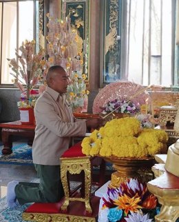 มูลนิธิพุทธภูมิธรรมร่วมพลังบุญทอดผ้าป่าสามัคคี สมทบทุนเปลี่ยนกระเบื้องหลังคาพระอุโบสถซ่อมแชมถังเก็บน้ำ วัดศรีกะอาง จ.นครนายก