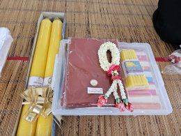 มูลนิธิพุทธภูมิธรรม ,กองบุญโภคทรัพย์ ถวายเทียนพรรษาวัดที่ 12 วัดป่าหนองไผ่ จ.สกลนคร