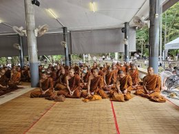 มูลนิธิพุทธภูมิธรรม ,กองบุญโภคทรัพย์ ถวายเทียนพรรษาวัดที่ 12 วัดป่าหนองไผ่ จ.สกลนคร