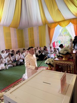 มหาบุญบารมี "พระธาตุพนมภาคกลาง" สำเร็จงดงาม บุญสำเร็จแล้ว    หลวงปู่ศิลา เมตตาเป็นประธานฝ่ายสงฆ์ ณ วัดบ้านธาตุใต้ จ.สระบุรี