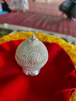 บุญทอดผ้าป่าและบรรจุพระสารีริกธาตุ พระประธาน "องค์หลวงพ่อสำเร็จทุกประการ"  ณ วัดซำขามถ้ำยาว จ.ขอนแก่น 