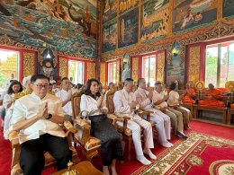 มหาบุญถวายแผ่นดินสยามทอดผ้าป่ารวมพลังศรัทธา5มหากุศล  ณ วัดชมภูเวก จังหวัดนนทบุรี สำเร็จลุล่วงบริบูรณ์ 