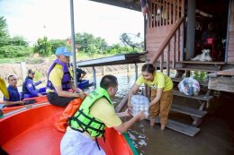  มูลนิธิพุทธภูมิธรรม ร่วมพลังบุญกับ กองพลที่ 1 รักษาพระองค์  และหน่วยราชการ ภาคีจิตอาสา  ​ เดินทางลงพื้นที่ตรวจสอบและช่วยเหลือประชาชนผู้ประสบอุทกภัย จ.อ่างทอง