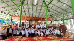 มูลนิธิพุทธภูมิธรรม ร่วมบุญมหากุศล ประทายข้าวเปลือก และทอดผ้าป่าเพื่อการศึกษา"  ณ วัดซำขามถ้ำยาว (วัดป่า) จ.ขอนแก่น