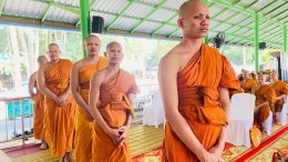 มูลนิธิพุทธภูมิธรรม ร่วมบุญมหากุศล ประทายข้าวเปลือก และทอดผ้าป่าเพื่อการศึกษา"  ณ วัดซำขามถ้ำยาว (วัดป่า) จ.ขอนแก่น