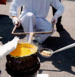พิธีเททองหล่อพระพุทธรูป พระทศพลญาณเมตตาบารมี