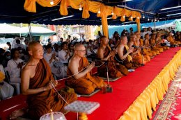 พิธีเททองหล่อพระพุทธรูป พระทศพลญาณเมตตาบารมี