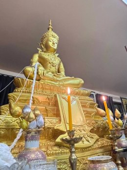 บุญที่มูลนิธิพุทธภูมิธรรม และกลุ่มบุญภาคีเครือข่ายญาติธรรม ร่วมสร้างพระพุทธรูปพระพุทธอัมรินทรบูชา