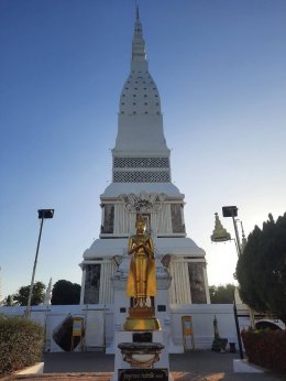 บุญบูรณะปฏิสังขรณ์พระพุทธรูปปางรำพึง ที่ประดิษฐานหน้าองค์พระธาตุท่าอุเทน