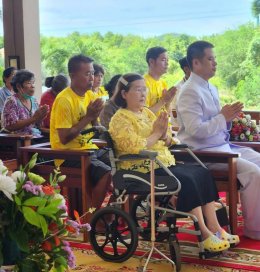 มูลนิธิพุทธภูมิธรรม ได้เป็นตัวแทนทุกท่าน ทอดผ้าป่า ณ ศูนย์สุขภาพสงฆ์สมเด็จพระสังฆราชองค์ที่ 19 จังหวัดกาญจนบุรี