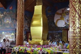 คณะมูลนิธิพุทธภูมิธรรม ร่วมพิธี เจริญพระพุทธมนต์และแสดงพระธรรมเทศนา สมโภชปลียอดทองคำองค์พระธาตุเชิงชุม ส่วนที่ 3