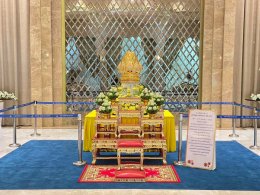 มูลนิธิพุทธภูมิธรรม เป็นเจ้าภาพ เครื่องบวงสรวงสักการะ ในพิธีฉลองสมโภช ปลียอดทองคำ เจดีย์พุทธสถานกองทัพอากาศ 