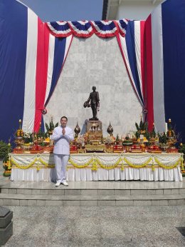 มูลนิธิพุทธภูมิธรรม เป็นเจ้าภาพ เครื่องบวงสรวงสักการะ ในพิธีฉลองสมโภช ปลียอดทองคำ เจดีย์พุทธสถานกองทัพอากาศ 