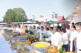 มหาฤกษ์สะเทือนทั่ว 3 แดนโลกธาตุ พิธีบวงสรวง "เปิดโครงการสร้างปลียอดทองคำส่วนท้ายสุด 