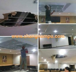 ฝ้าเพดาน และ ปูกระเบื้อง
