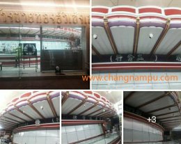 ทาสีภายใน ภายนอก ซีนกระจก โรยตัว