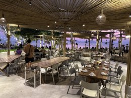 2025年5月4日(日)オキシゲンビーチフロントオアシスパタヤ(タイ料理、海鮮料理、夕陽)
