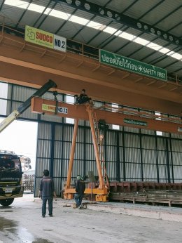 ติดตั้ง Semi Gantry Crane Capacity 3Tons