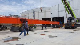 ติดตั้ง Gantry Crane Capacity 5 Tons