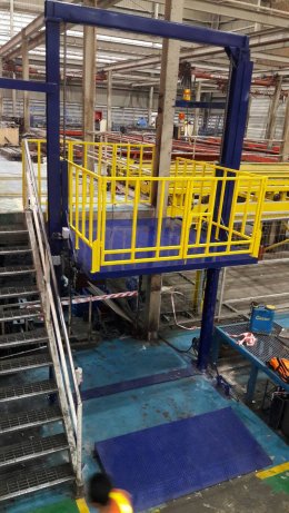 LIFT 2 เสา 2000x2000 mm. 1000 kg.