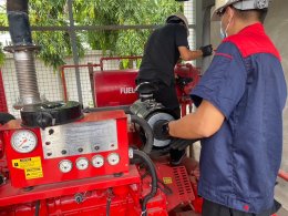 งานตรวจสอบบำรุงรักษาระบบปั้มดับเพลิง PM FIRE PUMP SYSTEM