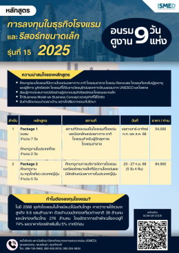 โอกาสทองสำหรับผู้ประกอบการ ผู้ที่สนใจลงทุนใน ธุรกิจ