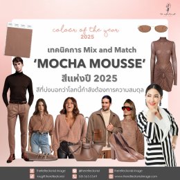 เทคนิคการ Mix and Match Mocha Mousse สีแห่งปี 2025 สีที่บ่งบอกว่าโลกนี้กำลังต้องการความสมดุล