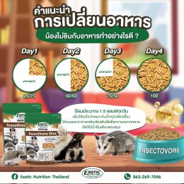 แรนดอล์ฟ-Exotic Nutrition  Premium Insectivore Diet  อาหารเม็ดสัตว์กินแมลง