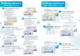 ไหมเย็บแผล (Suture) มีกี่ประเภท