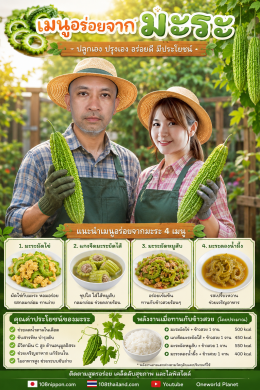 เมนูอร่อยจากมะระ 4 เมนู ทำง่าย ได้สุขภาพดี