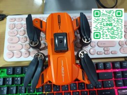 โดรน Drone wifi มีกล้อง เซนเซอร์กันชน มอเตอร์บลัสเลส