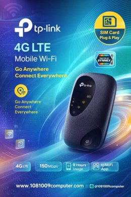 TP-Link M7200 4G LTE Mobile Wi-Fi | เราเตอร์พกพา ใช้งานง่าย ทุกที่