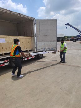 Deliver dust extraction system for customers in Rayong, Brand STUCCHI imported from Italy.