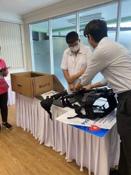 MD Indsutrial บริจาคเครื่องผ่อนแรง SUIT X ให้แก่โรงพยาบาลนพรัตนราชธานี